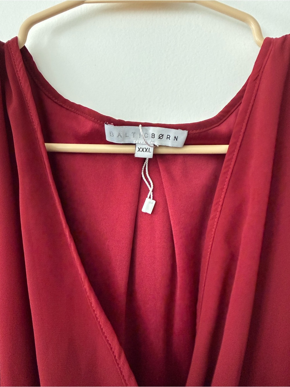 Baltic Born Women's Burgundy Wrap Maxi Dress